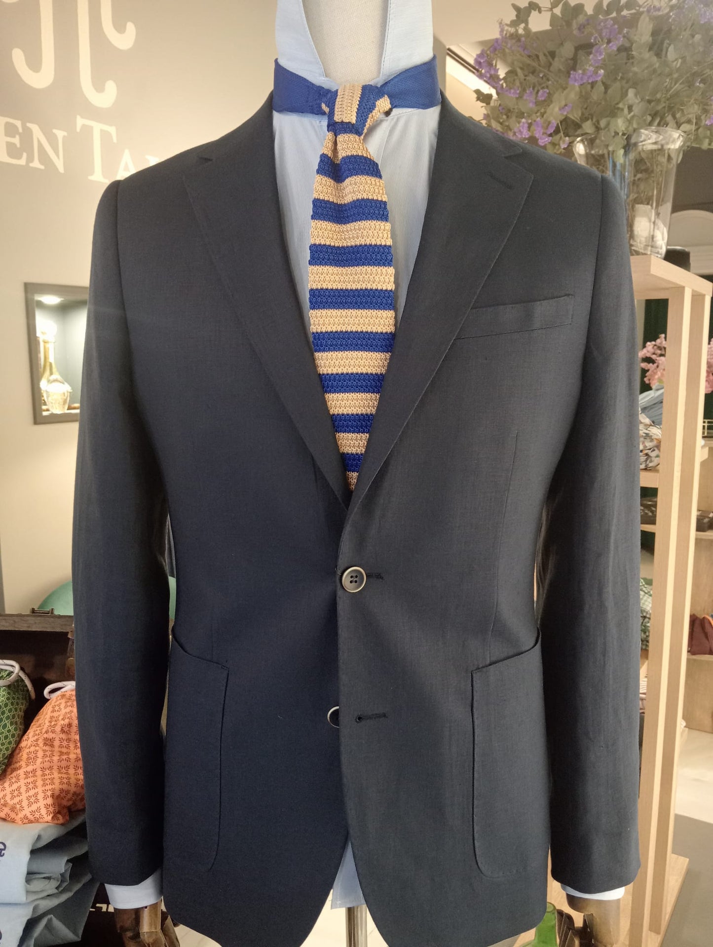Blazer lino navy