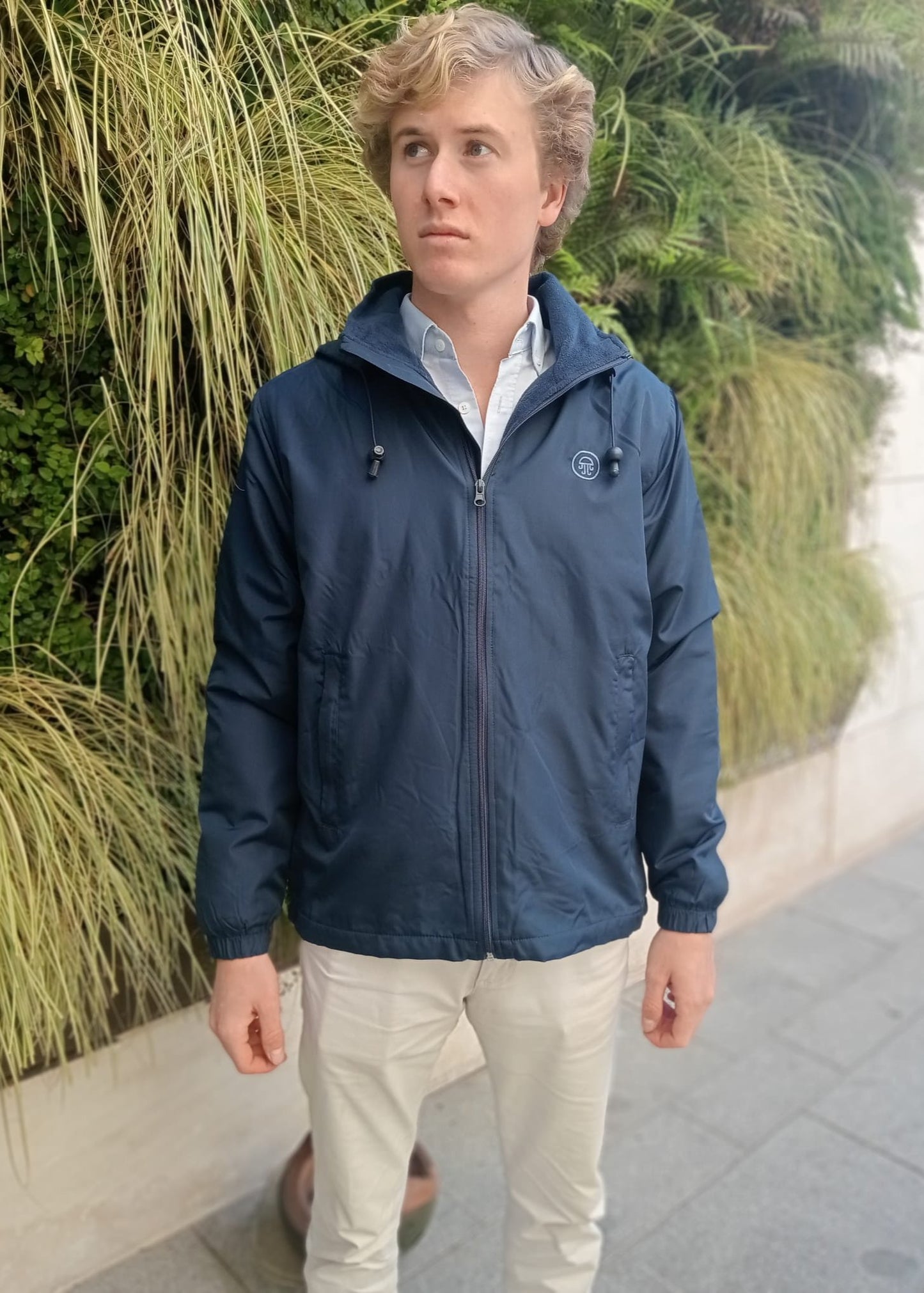 Parka azul marino Hopen