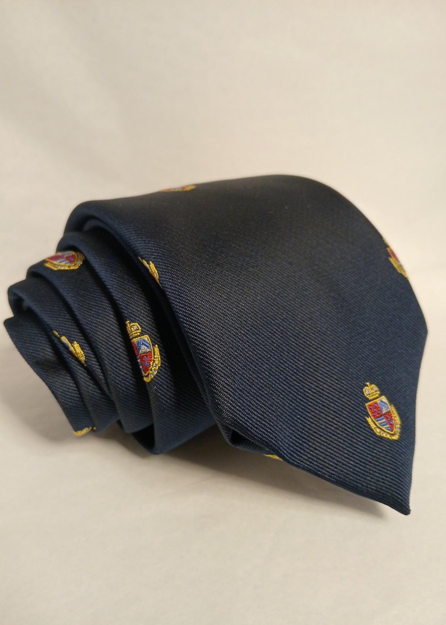 Corbata Regimental azul marino