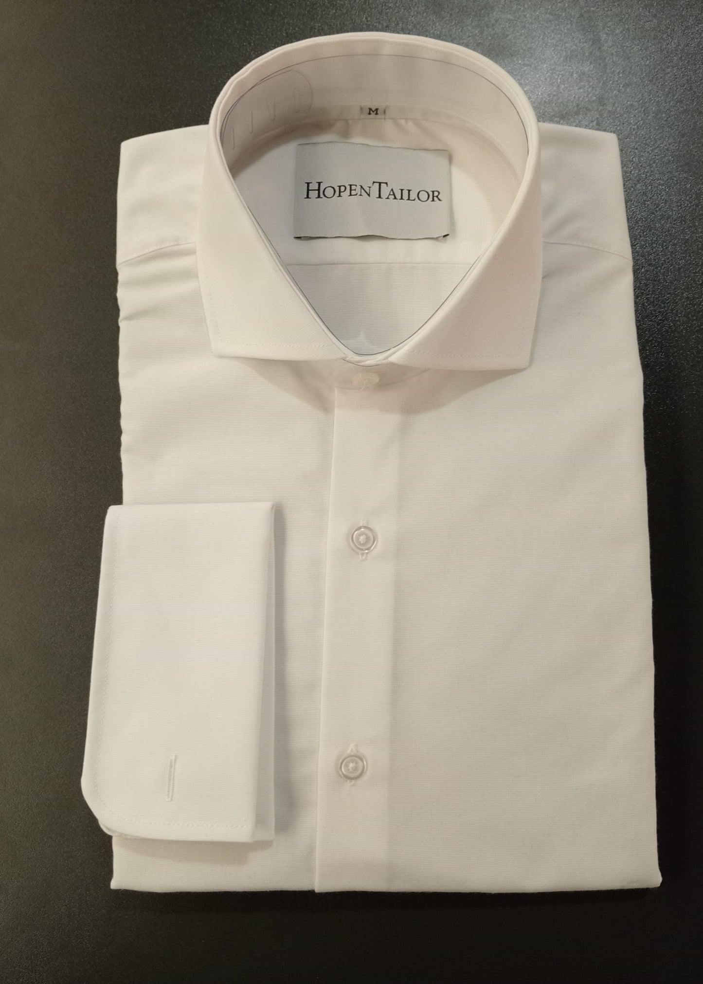 Camisa blanca doble puño