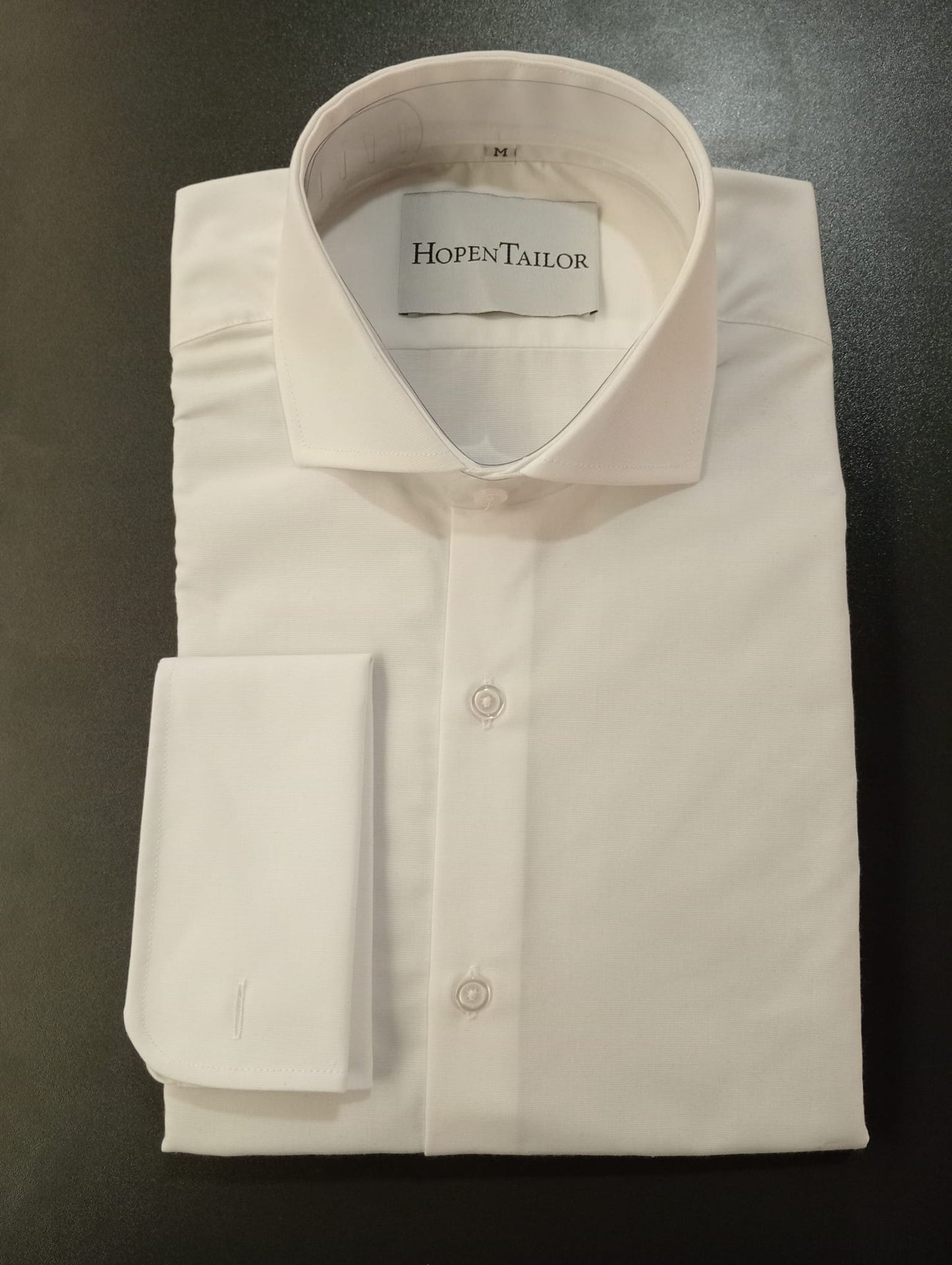 Camisa blanca doble puño