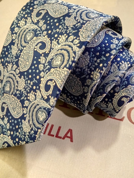 Corbata amebas azules